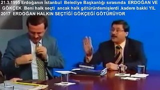 ERDOĞAN VE GÖKÇEK HALKLA  GELENİ HALK GÖTÜRÜR