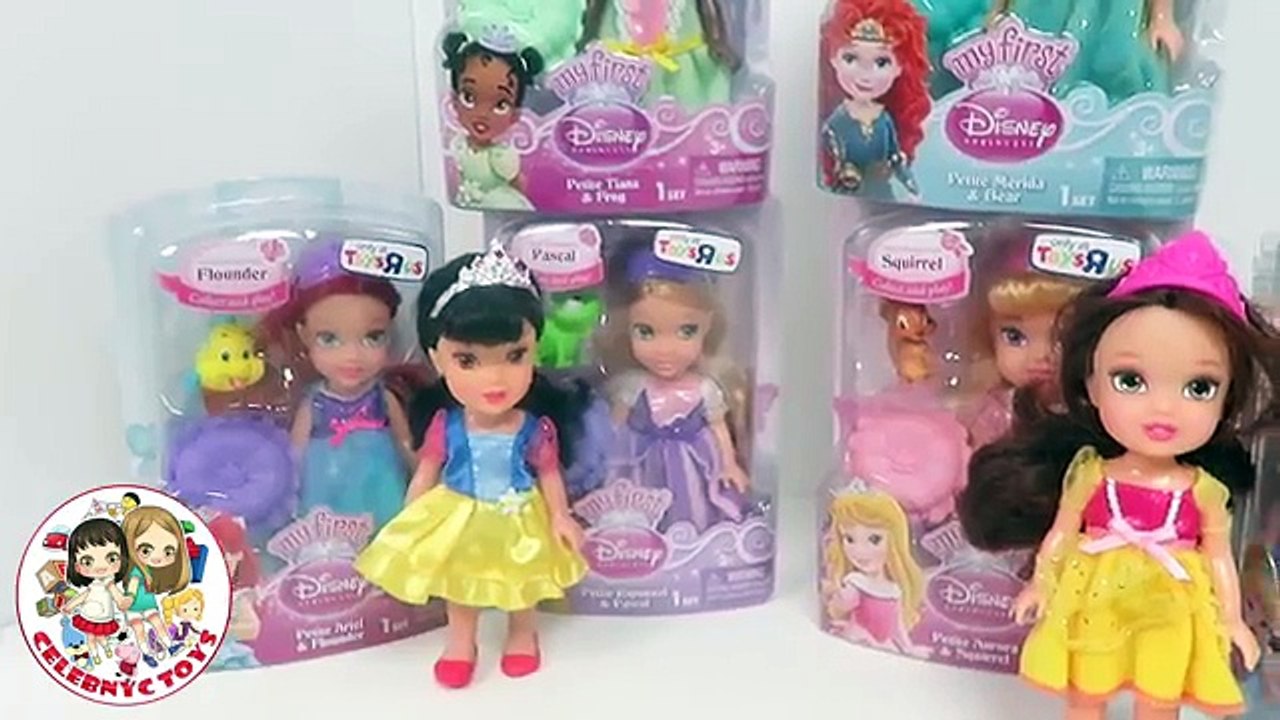 My First Disney Princess Doll collection Petite Cinderela Ariel Merida Tiana Rapunzel Belle