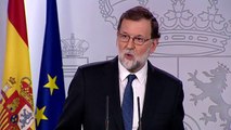 Mariano Rajoy anuncia el cop d'estat contra Catalunya sota la forma de l'article 155