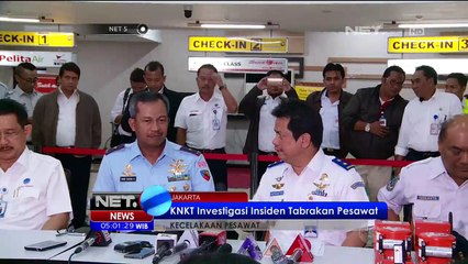 KNKT Investigasi Insiden Tabrakan Pesawat - NET5
