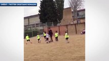 Le fils de Cristiano Ronaldo inscrit un but magnifique avec les jeunes du Real Madrid !