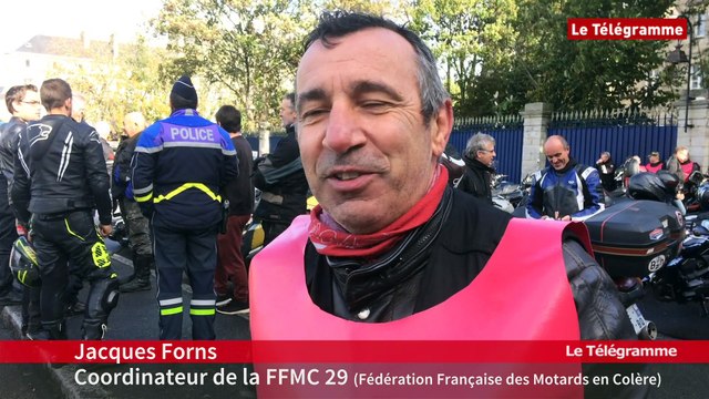 Quimper. Des motards en colère mais discrets