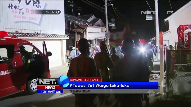 Gempa 6,5 Skala Richter Guncang Wilayah Selatan Jepang - NET12