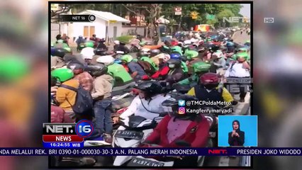 Viral Video Terobos Jalur Busway, 58 Pengendara Ditilang - NET16