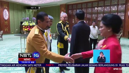 Presiden Jokowi Hadiri Perayaan 50 Tahun Sultan Brunei - NET16