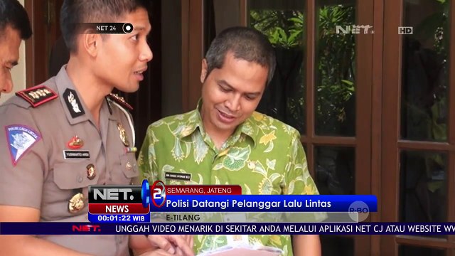 Polisi Datangi Pelanggar Lalu Lintas yang Terekam CCTV - NET24