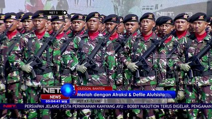 Video herunterladen: Intip Kembali Kemeriahan Perayaan HUT TNI Ke 72, Presiden Saja Sampai Jalan Kaki - NET5