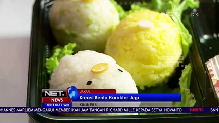 Gemasnya Nasi Kari dan Bento Berkarakter Ini - NET24