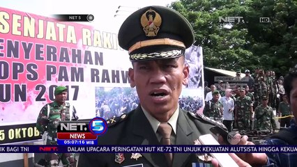 Rayakan HUT TNI, Kodam 16 Pattimura Musnahkan Ratusan Pucuk Senjata Ilegal - NET5