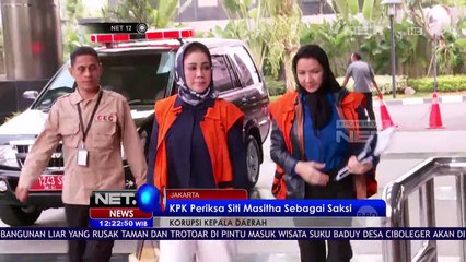KPK Periksa Dua Pejabat Cantik Siti Masitha dan Rita Widyasari - NET12