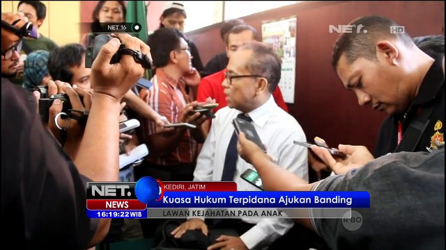 Vonis Terdakwa Kasus Paedofil 10 Tahun Penjara - NET16