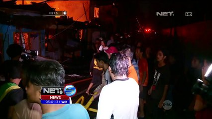 Kebakaran Hebat Membakar Puluhan Bangunan - NET5