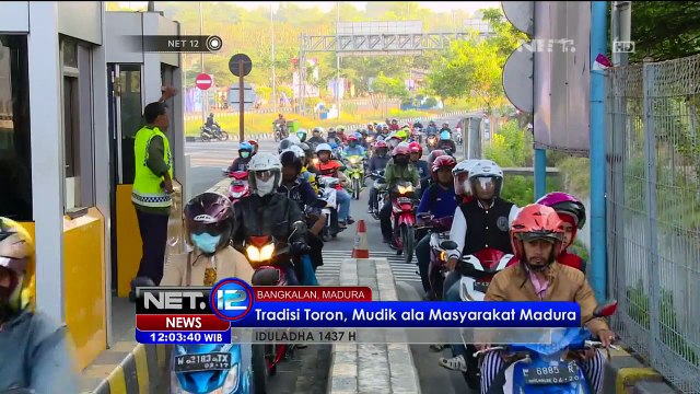 Arus Balik Toron, Puluhan Ribu Kendaraan Lintasi Jembatan Tol Suramadu - NET12