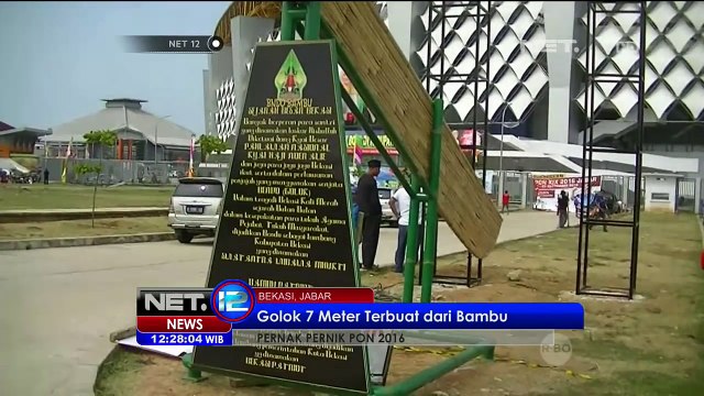 Golok 7 Meter Pernak Pernik PON 2016 - NET12