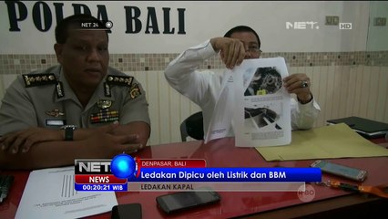 Ledakan Kapal Cepat Gili Dipicu oleh Listrik dan BBM - NET24