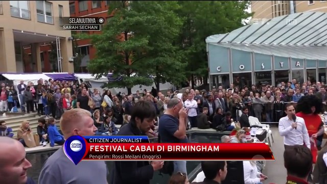 Keseruan Lomba Makan Cabai di Birmingham Inggris - NET12