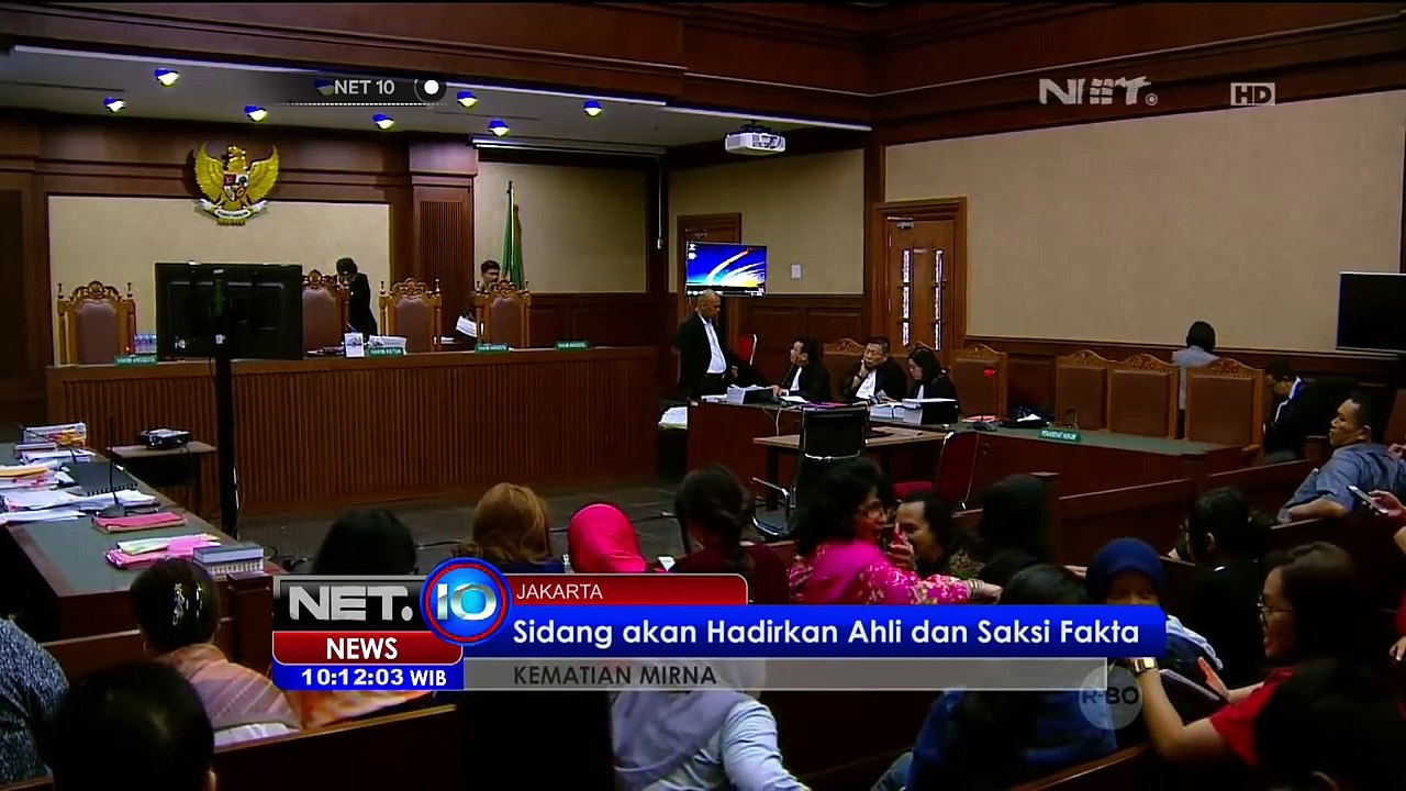 Live Report Sidang Ke-25 Jessica Kumala Wongso - NET 10