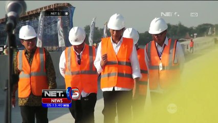 Presiden Jokowi Tinjau Proyek Pembangunan Tol Solo - Kertosono - NET 5