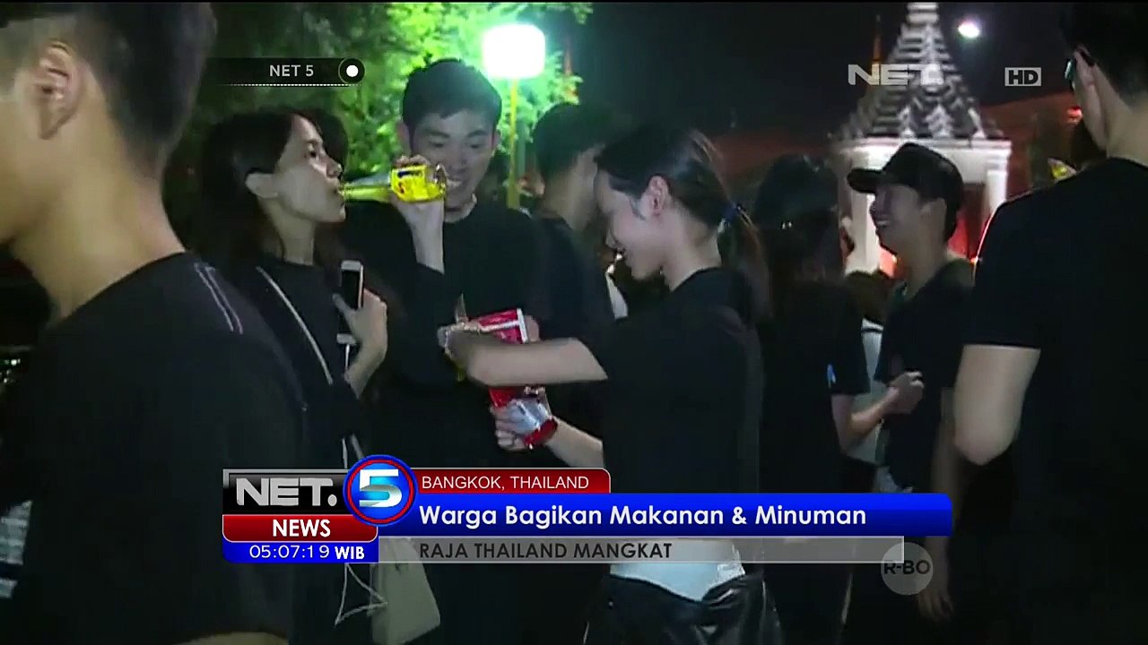 Aksi Solidaritas Warga Thailand Menjadi Wujud Kecintaan Pada Almarhum Sang Raja - NET 5