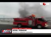 Mobil Sedan Terbakar di Jembatan Suramadu