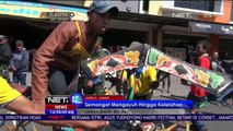 100 Penarik Becak Ikuti Lomba Balap Becak di Garut, Jawa Barat - NET 12