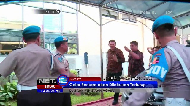 Gelar Perkara Kasus Dugaan Penistaan Agamaa akan Dilakukan Tertutup - NET 12