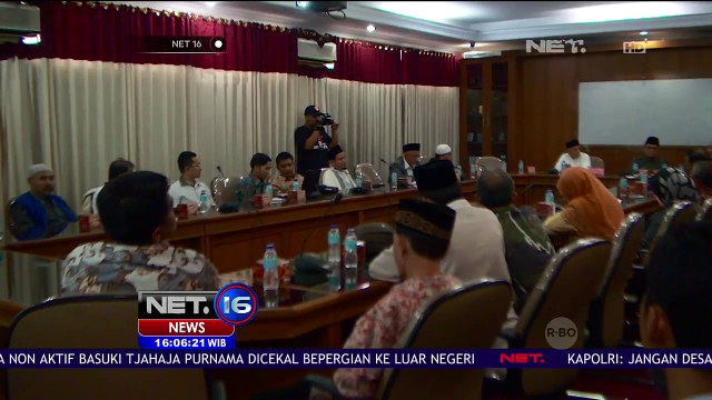 Pimpinan dan Tokoh Ormas Islam Apresiasi Langkah Polri Tangani Kasus Penistaan Agama - NET16
