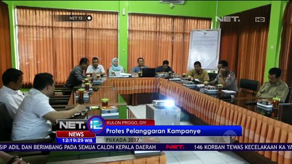 Pilkada Kulonprogo Yogyakarta Diwarnai Dugaan Pelanggaran Kampanye - NET 12