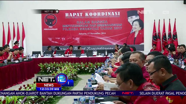 Rapat Internal PDIP Tidak Membahas Status Hukum Ahok - NET 12