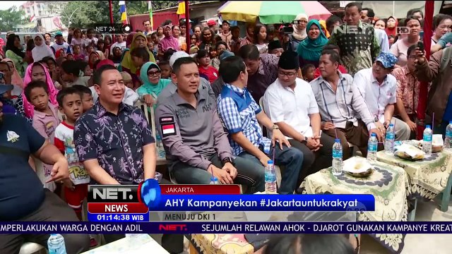 Hashtag Jakarta Untuk Rakyat Selalu Melekat Dalam Setiap Kampanye Agus Yudhoyono - NET 24