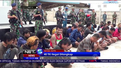 40 Orang TKI Ilegal Berhasil Digagalkan - NET 5