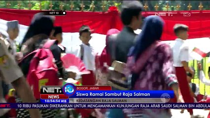 Live Report Persiapan di Sekitar Istana Bogor Jelang Kedatangan Raja Salman - NET10