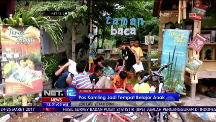 Pos Kamling di Jember ini Ramah dan Edukatif bagi Anak - NET12