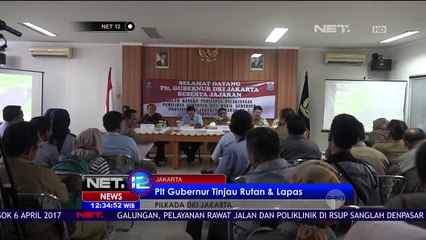 Download Video: Pastikan Hak Suara Napi, PLT Gubenur DKI Tinjau Rutan dan Lapas - NET12