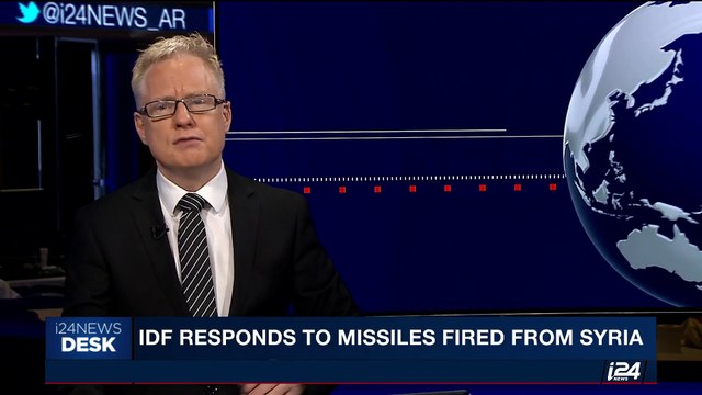 i24NEWS DESK | IDF responds to missiles fired from Syria | Saturday, October 21st 2017