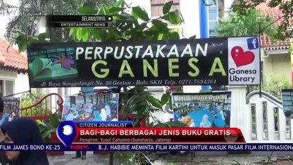 Bagi-Bagi Berbagai Jenis Buku di Sukoharjo pada Hari Buku Internasional - NET16