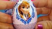 Disney Frozen Queen Elsa Kinder Surprise Eggs Zaini 3D Frozen Princess Anna