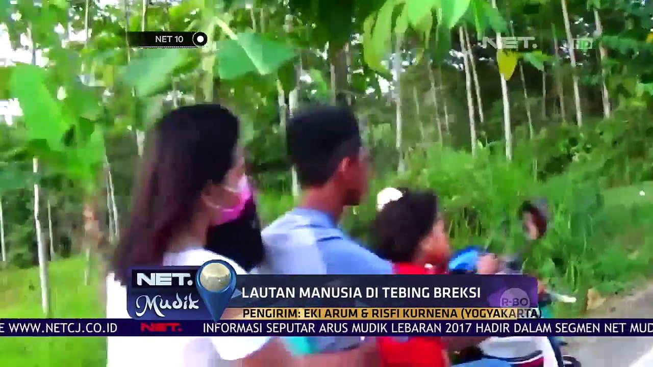 Ramainya Pengunjung Wisata Tebing Breksi Yogyakarta- NET 10