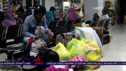 Pemudik Menginap di Pelabuhan Parepare - Net 10