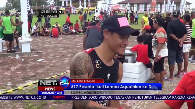 517 Peserta Ikuti Lomba Aquathlon ke 3 - NET24