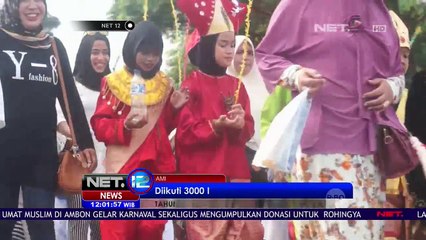 Ribuan Pelajar Madrasah Di Ambon Gelar Karnaval Memperingati Tahun Baru Islam - NET12