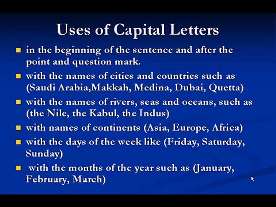 1 English Alphabet الأحرف الانجليزية