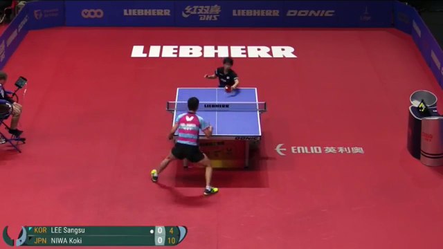 2017 Men's World Cup Highlights I Koki Niwa vs Lee Sangsu (R16)