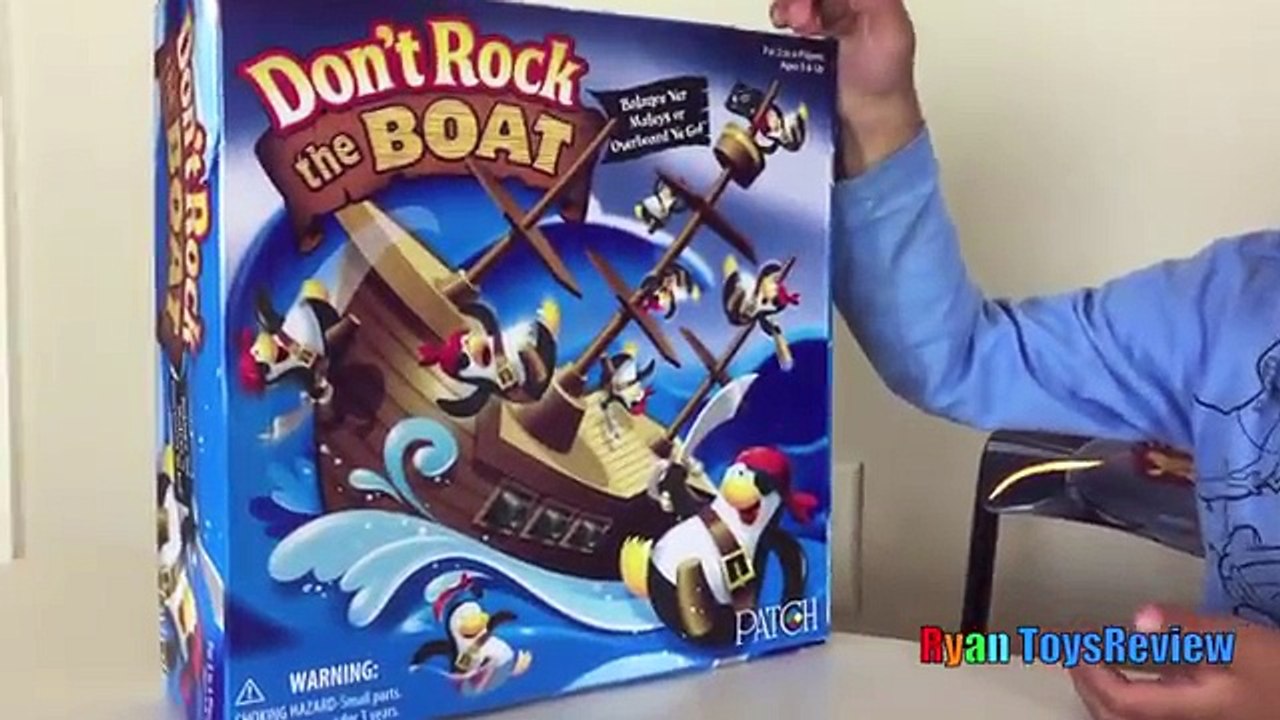 Family Fun Game for Kids Dont Rock The Boat Jake and The Never Land Pirates Egg Surprise