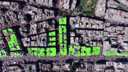 Art brings 'peace' to battle-scarred Lebanon districts