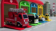 Tayo The Little Bus Firetruck Garage Toys 꼬마버스 타요 소방차 차고지 장난감 놀이