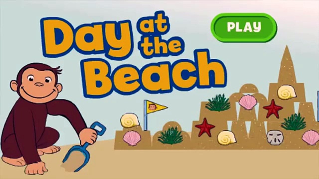Curious George Full Episode English Cartoon Games – Day at the Beach