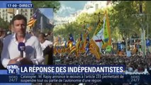 Après les annonces de Rajoy, les indépendantistes manifestent à Barcelone