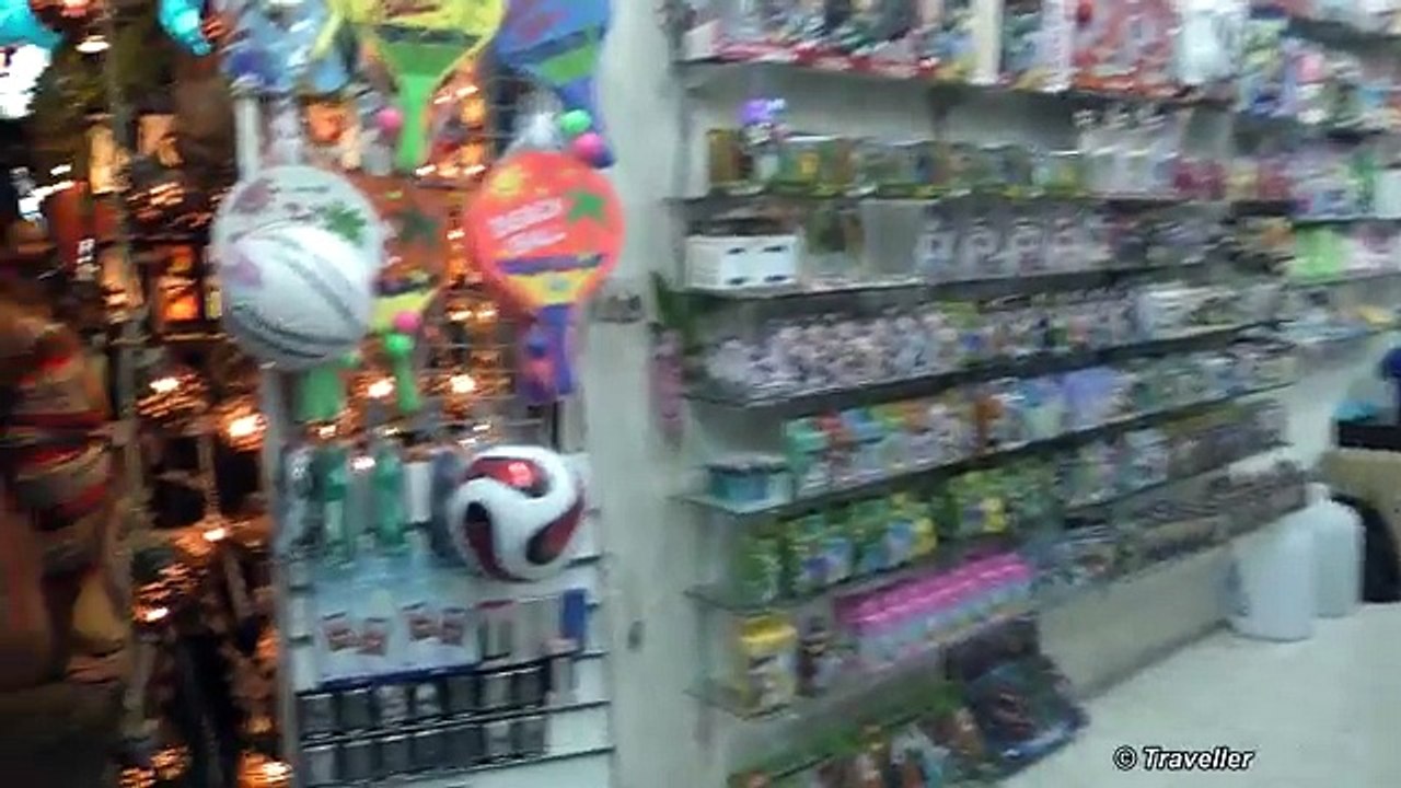 Gece Chaweng Beach Road - Chaweng Yolu Koh Samui Tayland Gece Hayatı - Ko Samui gözde mekanları