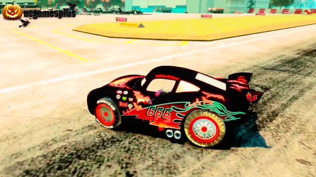 Halloween Disney cars Chick Hicks & Vampire Lightning McQueen Children Songs Nursery Rhymes